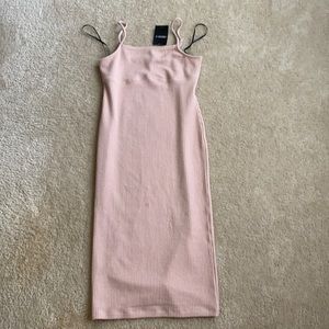 Pink midi dress - Forever 21